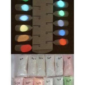 12 colors color powder Luminous Acrylic Powder nail art